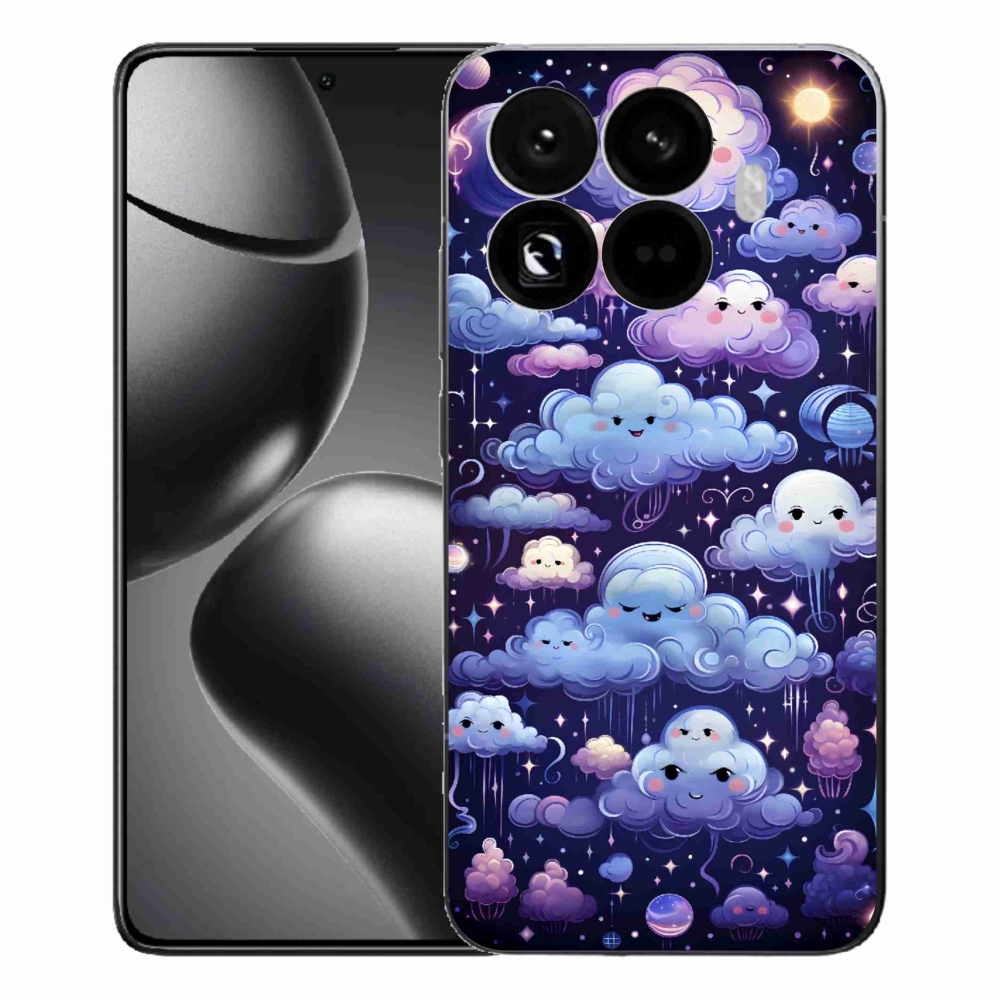 Gelový kryt mmCase na Xiaomi 15T Pro - mráčky