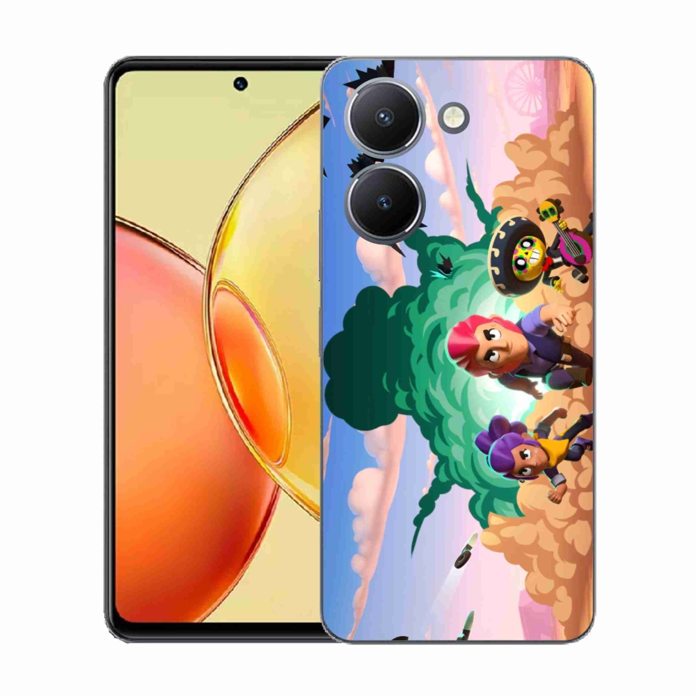 Gelový kryt mmCase na Vivo Y36 - brawl stars