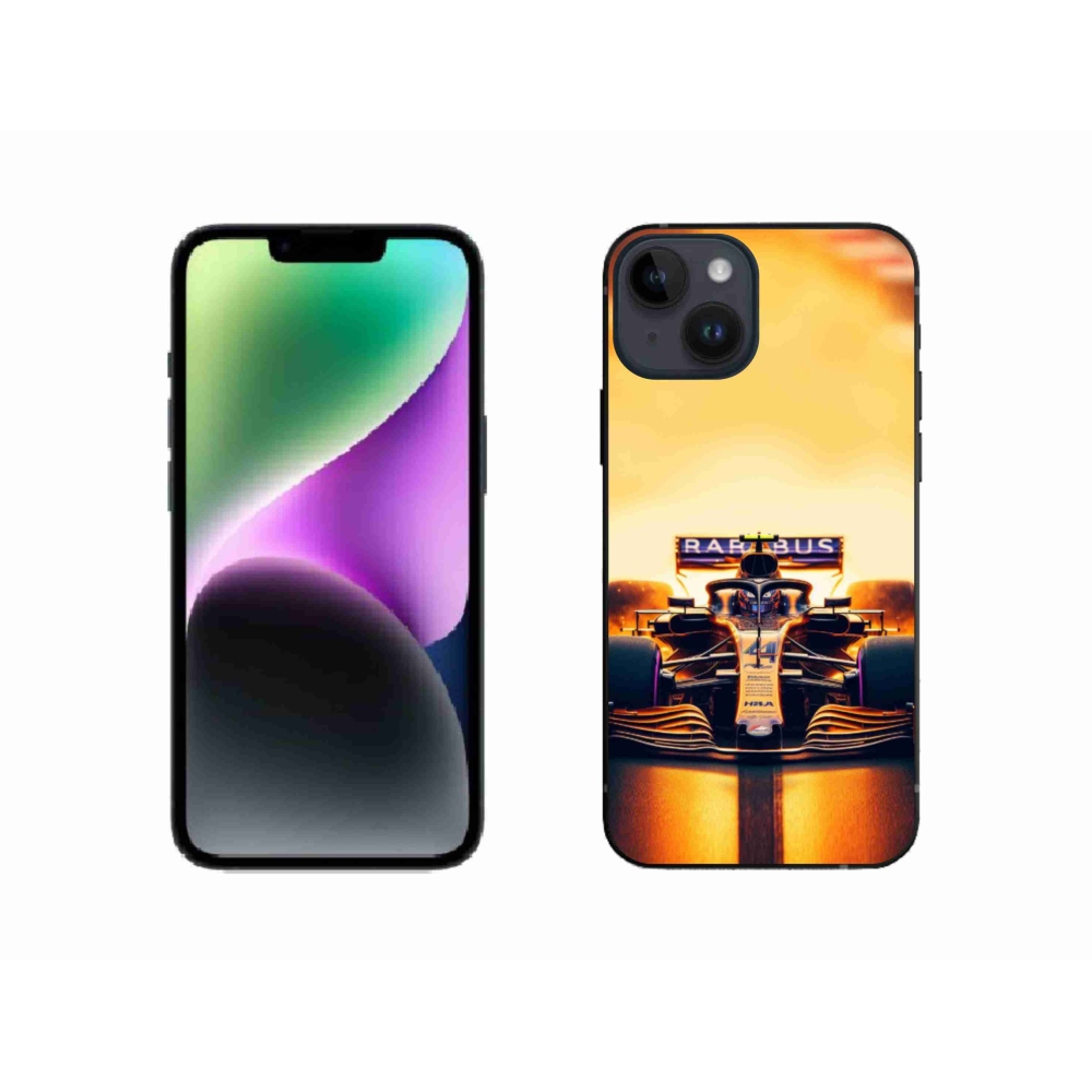 Gelový kryt mmCase na iPhone 14 - formule
