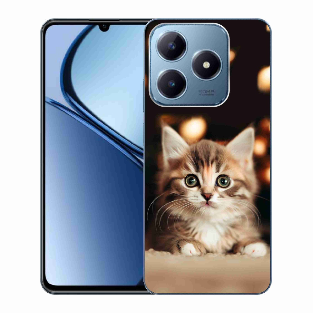 Gelový kryt mmCase na Realme C63 - roztomilé kotě 2