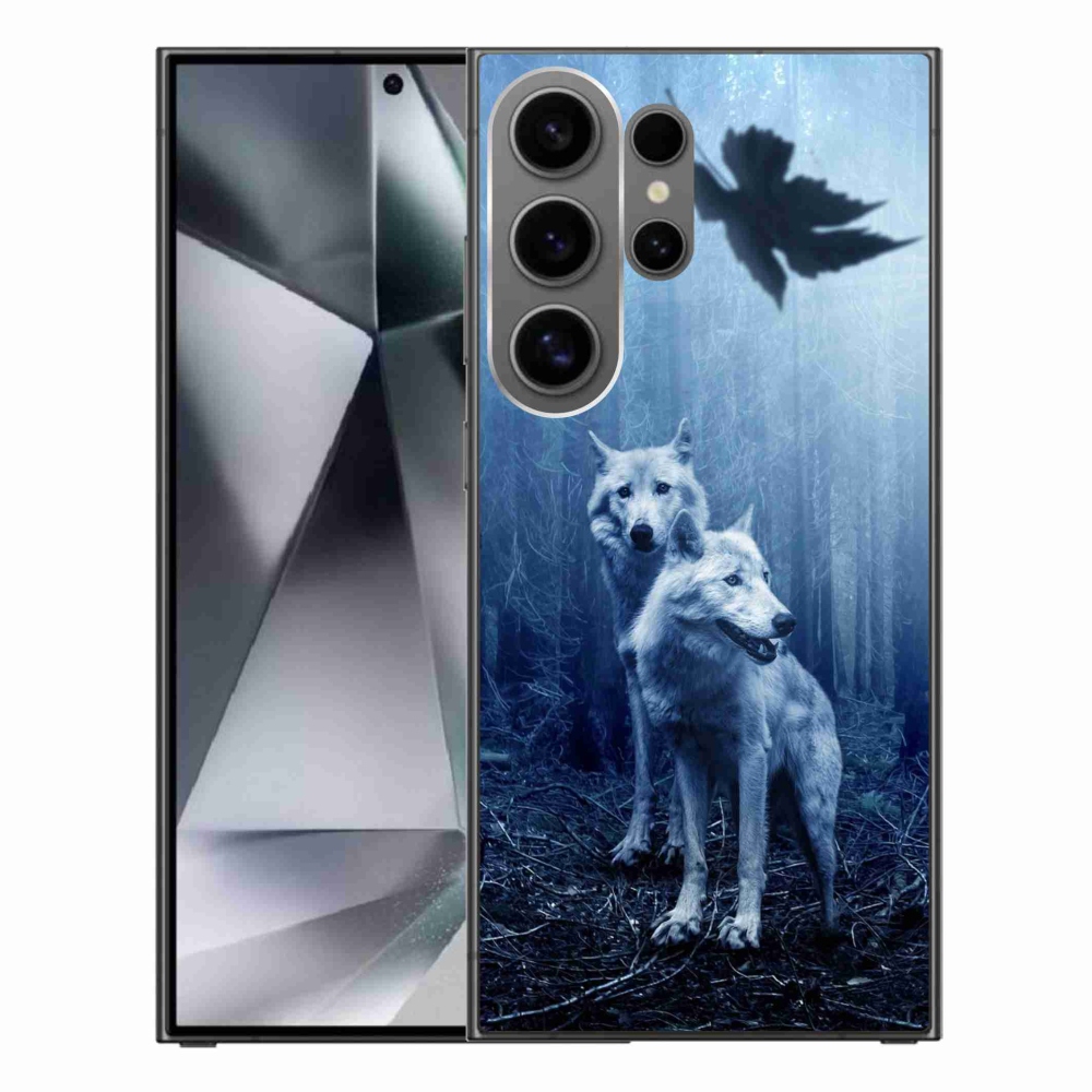 Gelový kryt mmCase na Samsung Galaxy S24 Ultra - vlci v lese