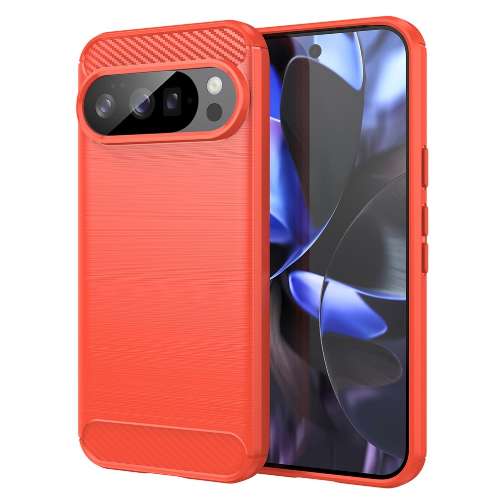 Carbon odolný gelový obal na Google Pixel 10 Pro/Pixel 10 - červený