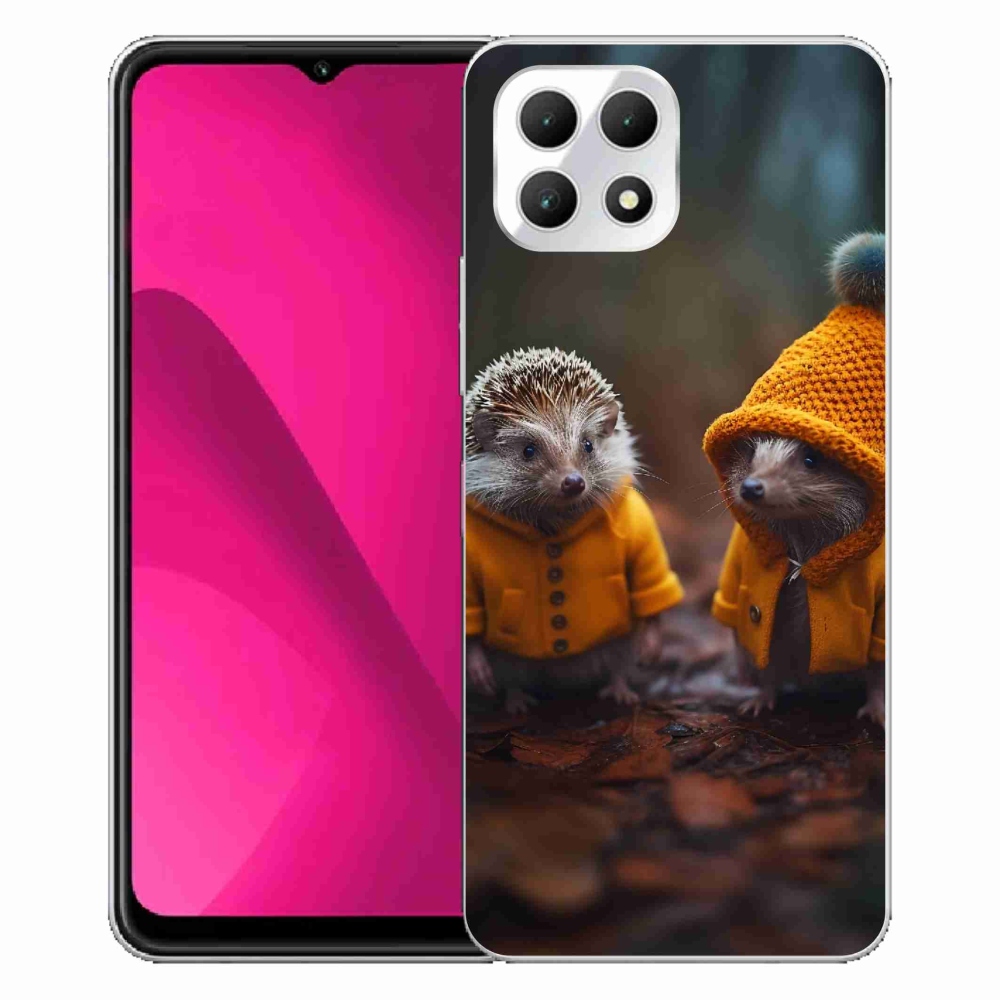 Gelový kryt mmCase na T-Mobile T Phone 2 - ježci