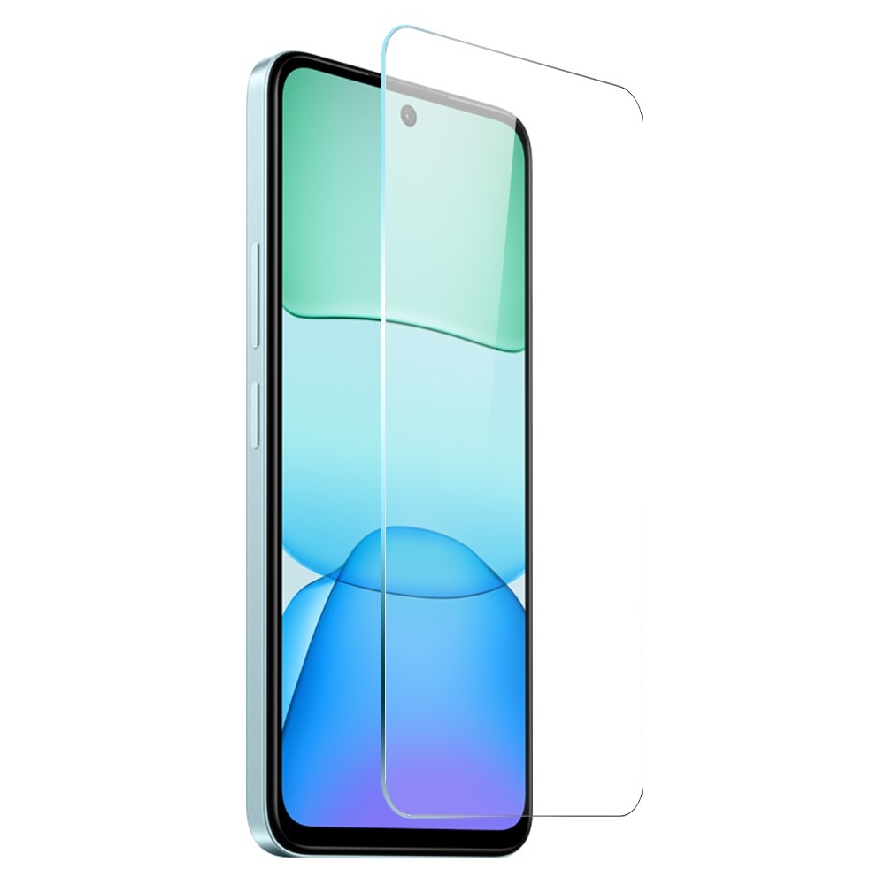 NORTHJO průhledný gelový obal + tvrzené sklo na Xiaomi Redmi 13 4G/5G - průhledný