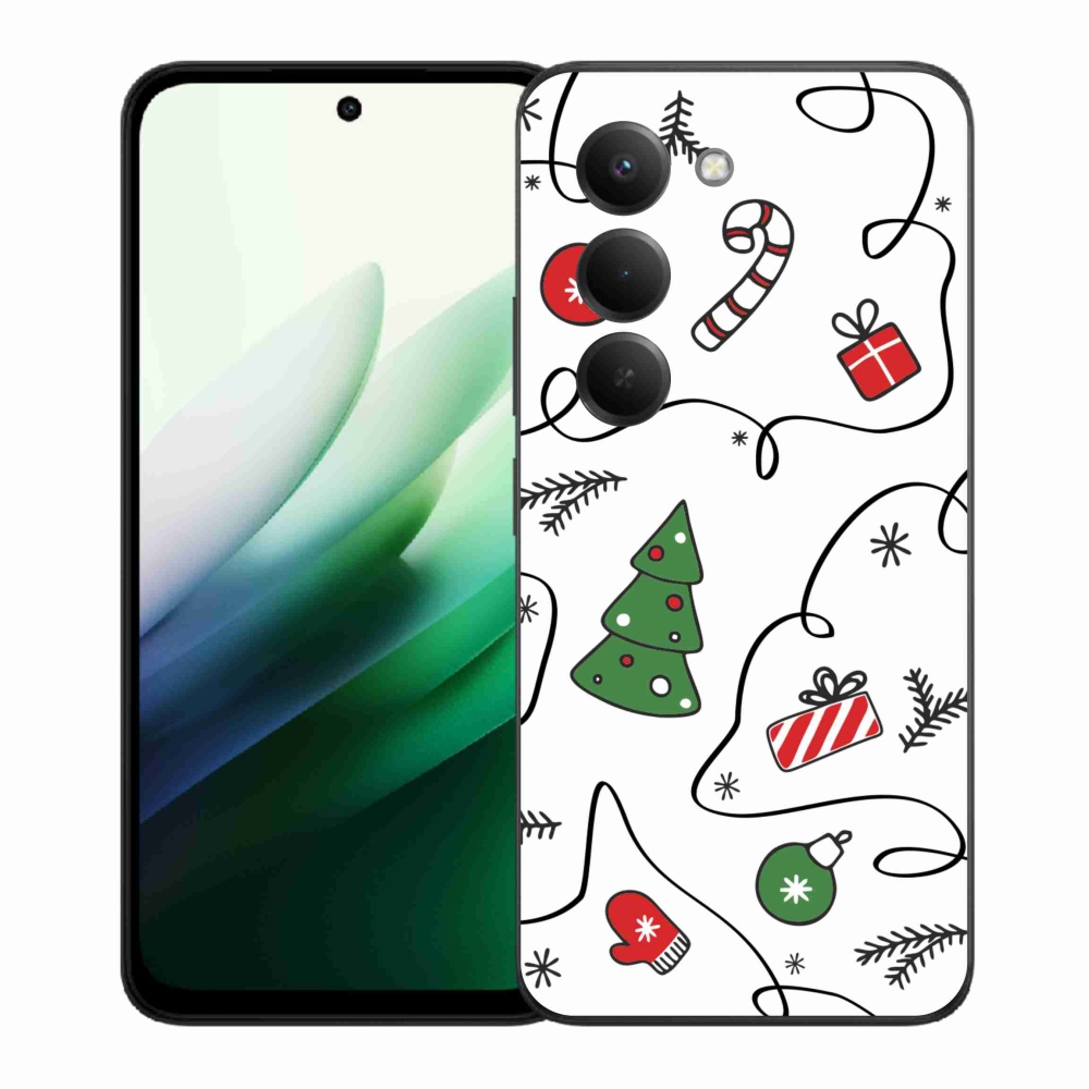 Gelový kryt mmCase na Xiaomi Redmi 15 5G (169mm) - vánoční motivy