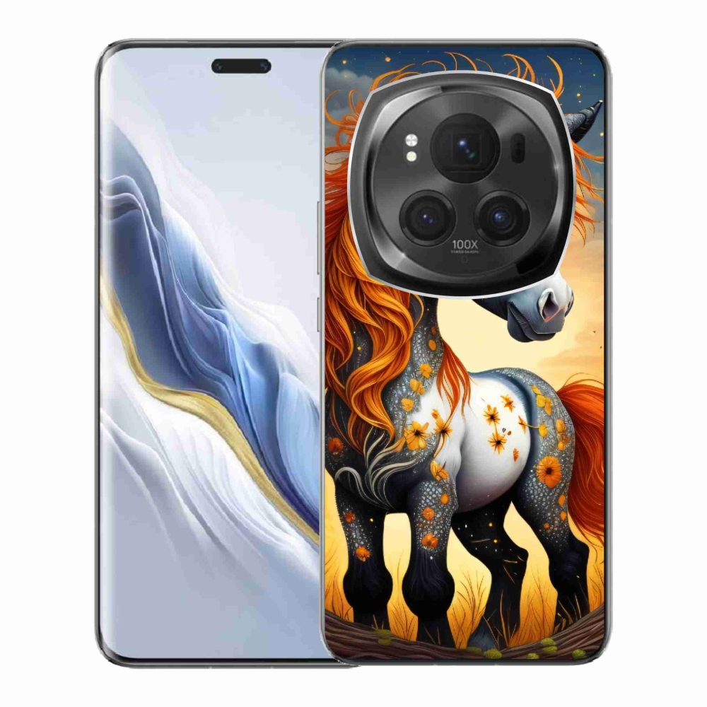 Gelový kryt mmCase na Honor Magic 6 Pro 5G - barevný poník