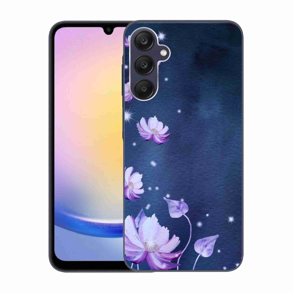 Gelový obal mmCase na Samsung Galaxy A25 5G - padající květy