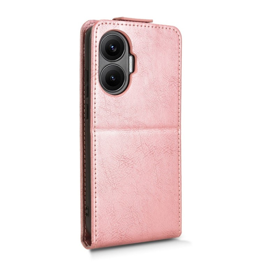 Vert flipové pouzdro na Xiaomi Poco F7 5G - růžovozlaté