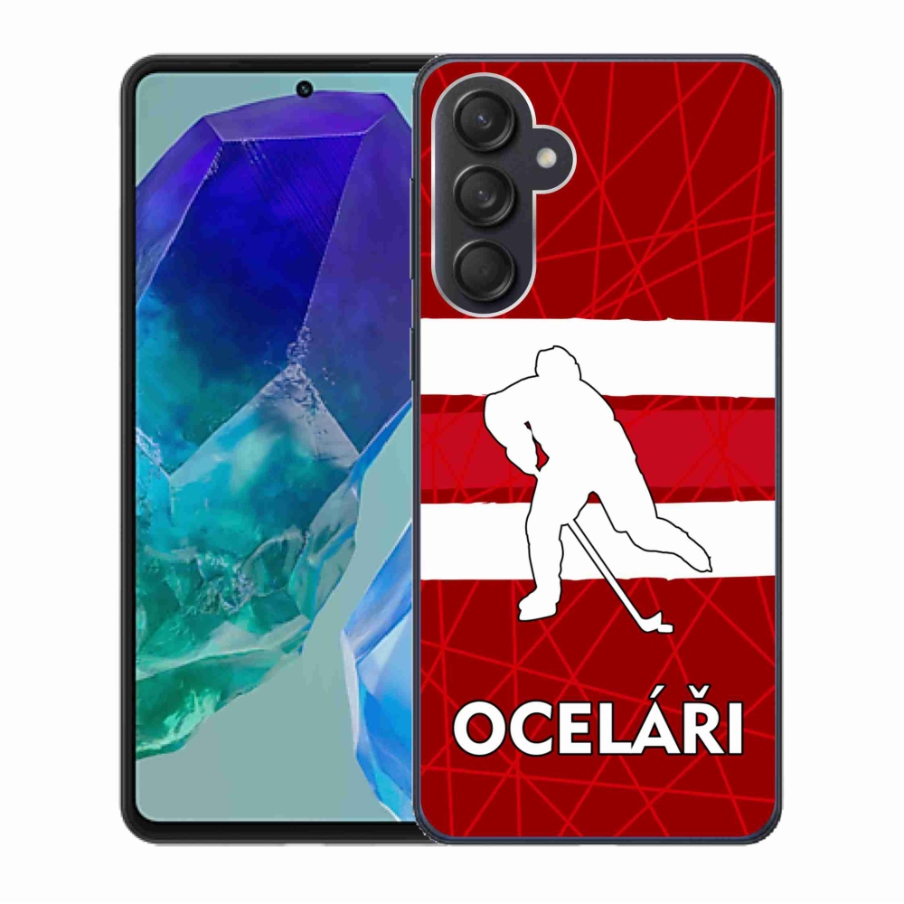 Gelový kryt mmCase na Samsung Galaxy M55 5G - Oceláři