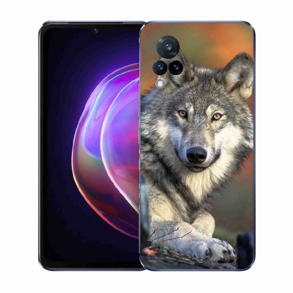 Gelový kryt mmCase na Vivo V21 4G/5G - vlk
