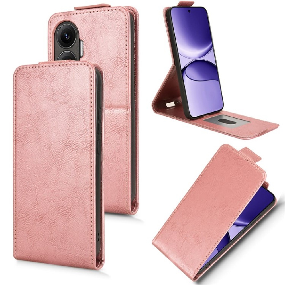 Vert flipové pouzdro na Xiaomi Poco F7 5G - růžovozlaté