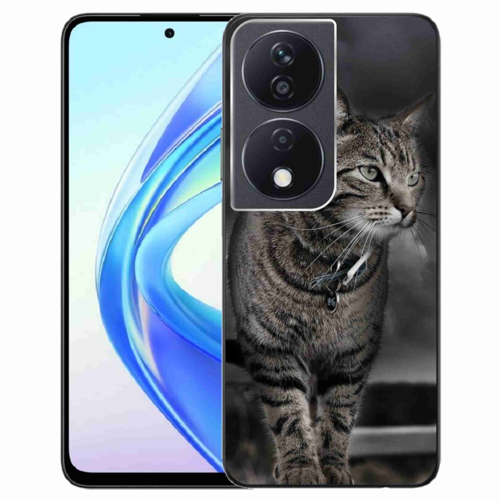 Gelový kryt mmCase na Honor X7b/Honor 90 Smart - kočka