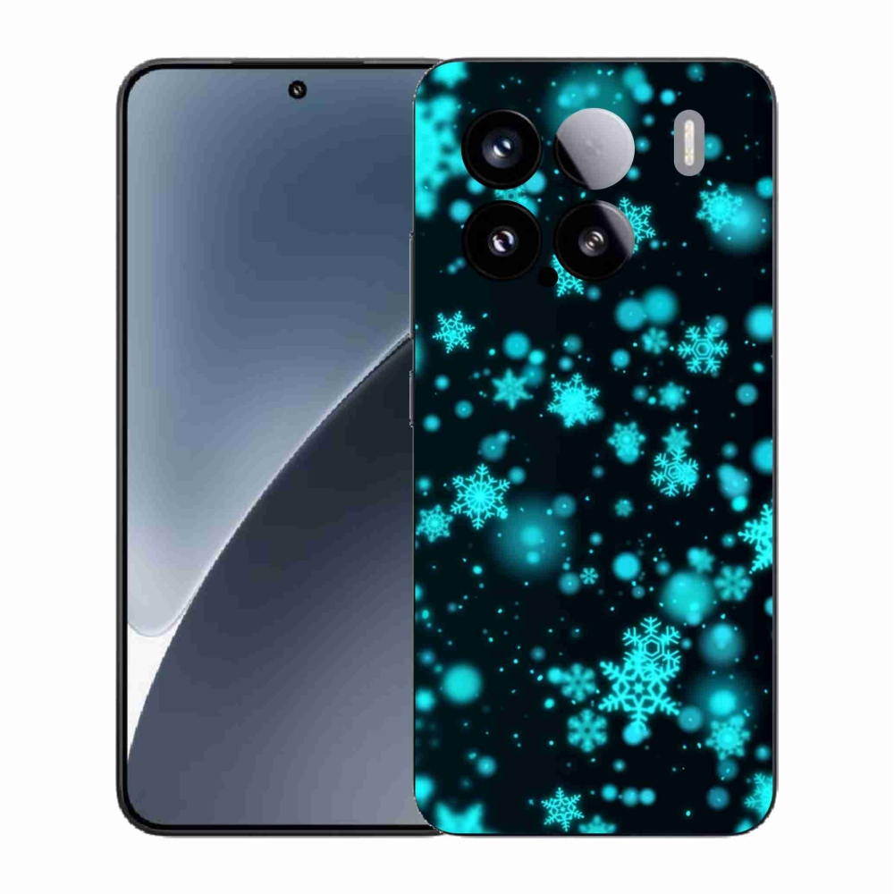 Gelový kryt mmCase na Xiaomi 15 - sněhové vločky 1