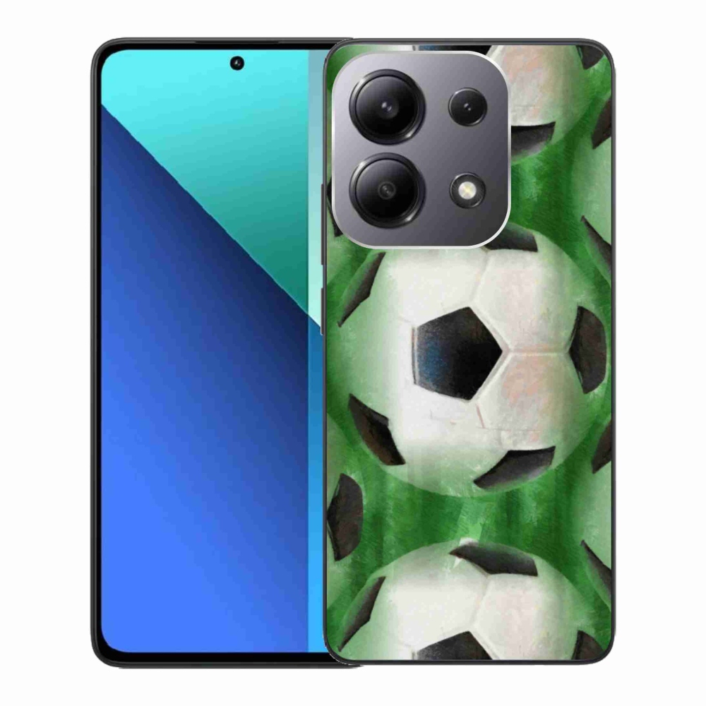 Gelový kryt mmCase na Xiaomi Redmi Note 13 - fotbalový míč