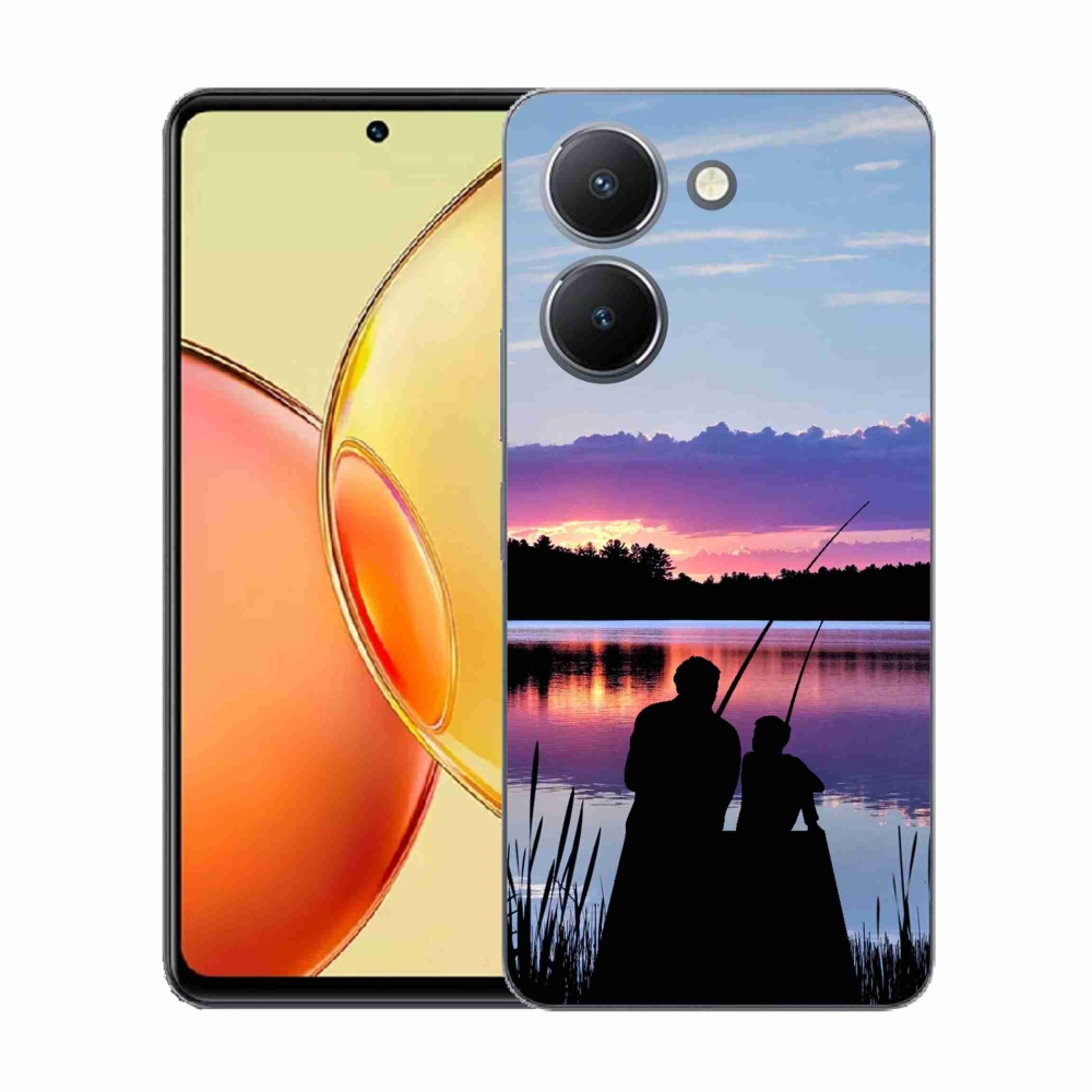 Gelový kryt mmCase na Vivo Y36 - rybaření 2