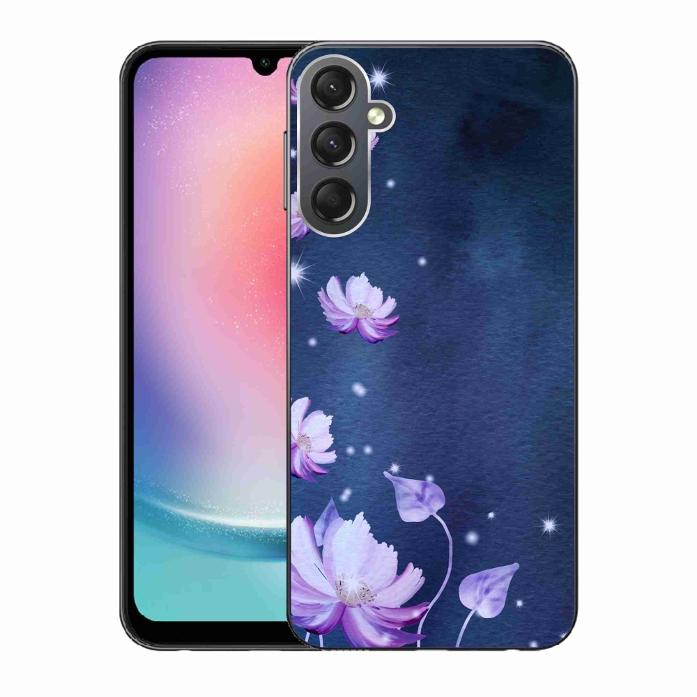 Gelový obal mmCase na Samsung Galaxy A24 - padající květy