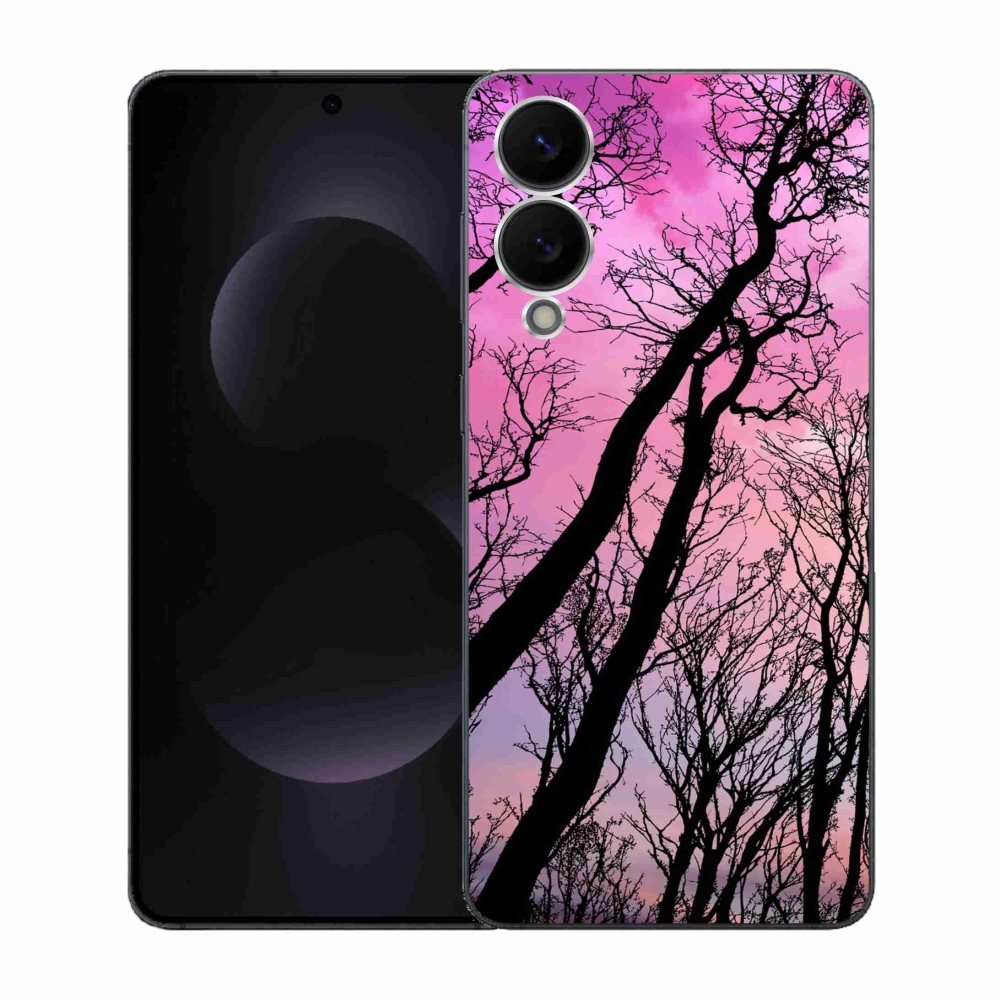 Gelový kryt mmCase na Samsung Galaxy S25 Edge - opadané stromy