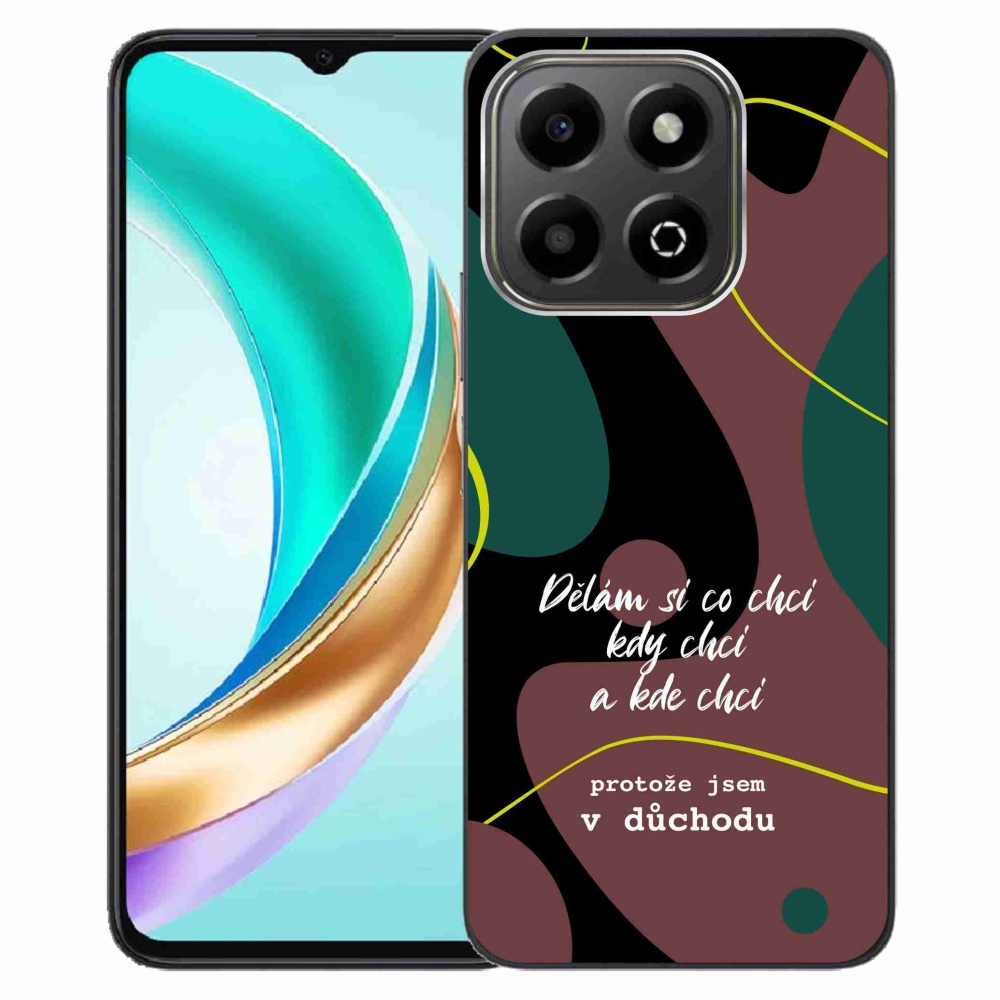 Gelový kryt mmCase na Honor X6b - vtipný text 10 černé pozadí