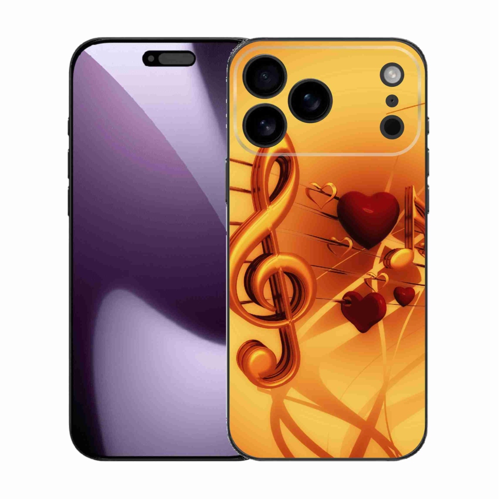 Gelový kryt mmCase na iPhone 17 Pro Max - noty