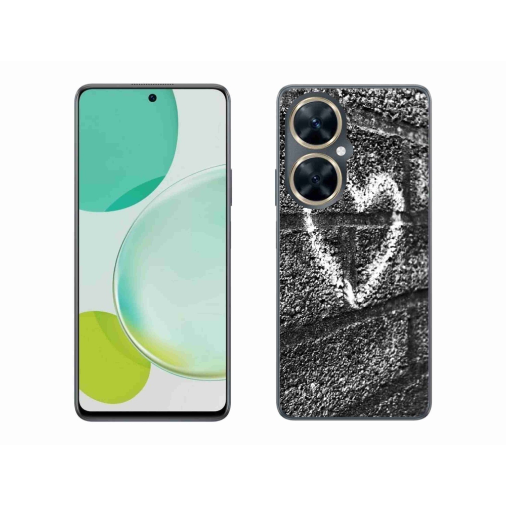 Gelový kryt mmCase na Huawei Nova 11i - srdce na zdi