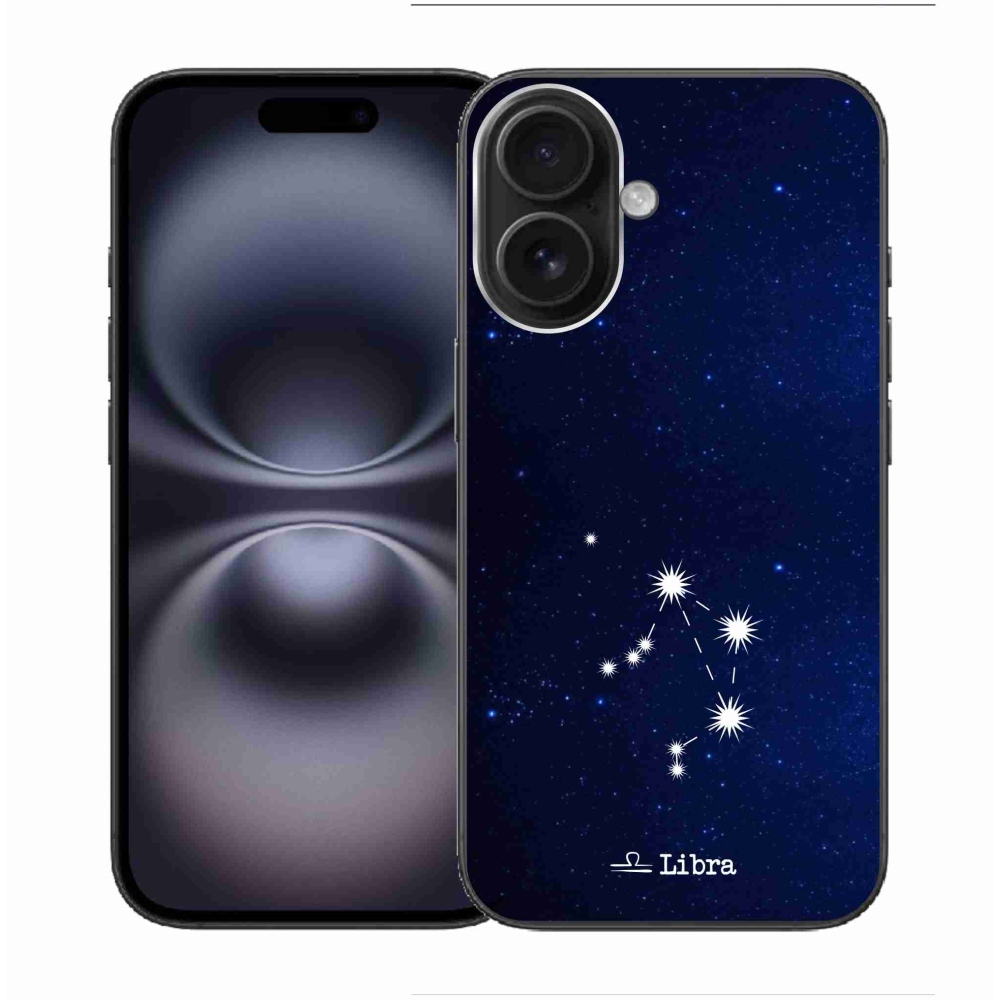 Gelový kryt mmCase na iPhone 16 - souhvězdí Váhy