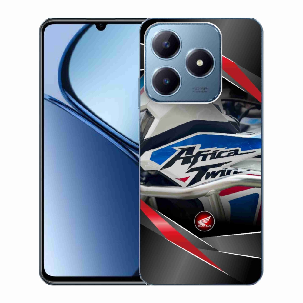 Gelový kryt mmCase na Realme C63 - motorka honda