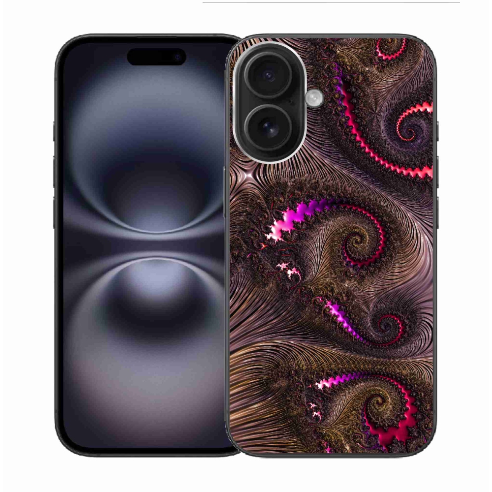 Gelový kryt mmCase na iPhone 16 - abstraktní motiv 24