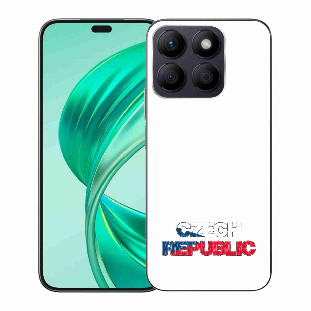 Gelový kryt mmCase na Honor X8b - Czech Republic bílé pozadí