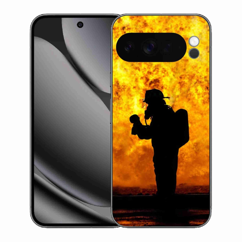 Gelový kryt mmCase na Google Pixel 10 Pro XL - hasič