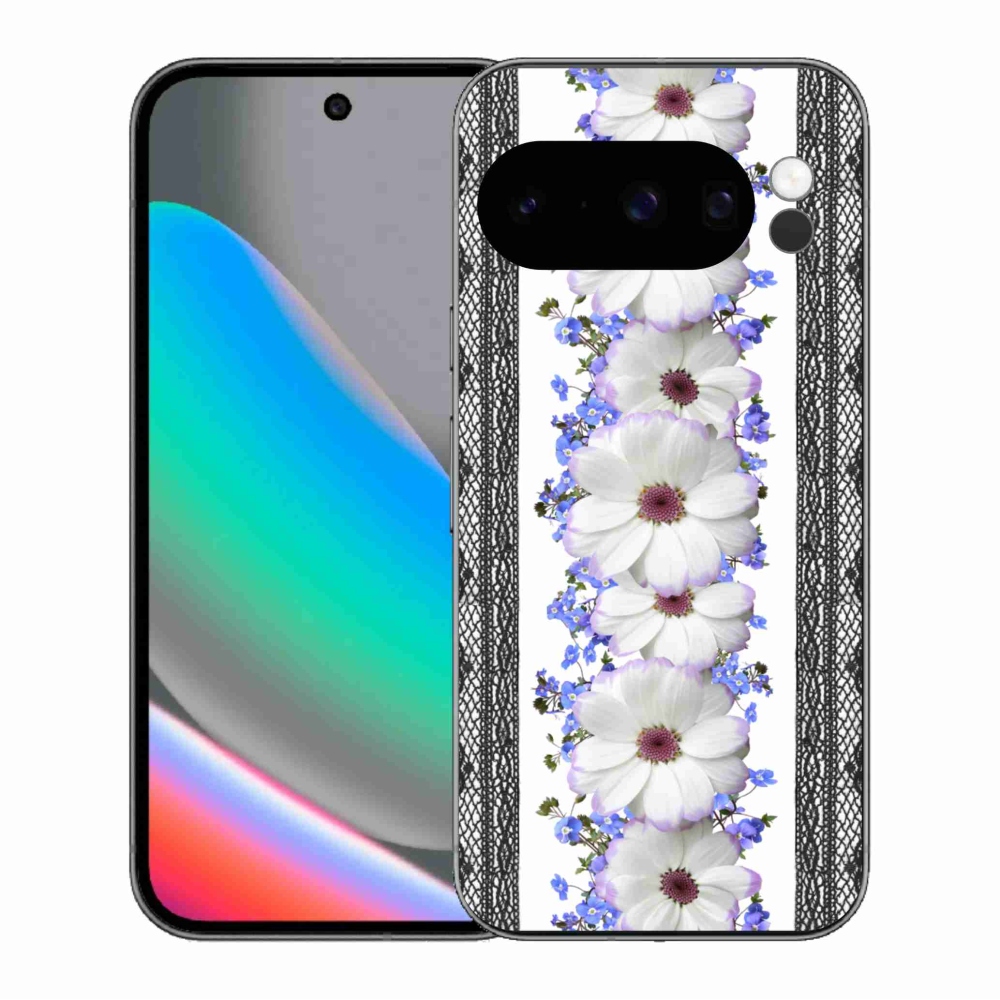 Gelový kryt mmCase na Google Pixel 10 Pro - květiny 8
