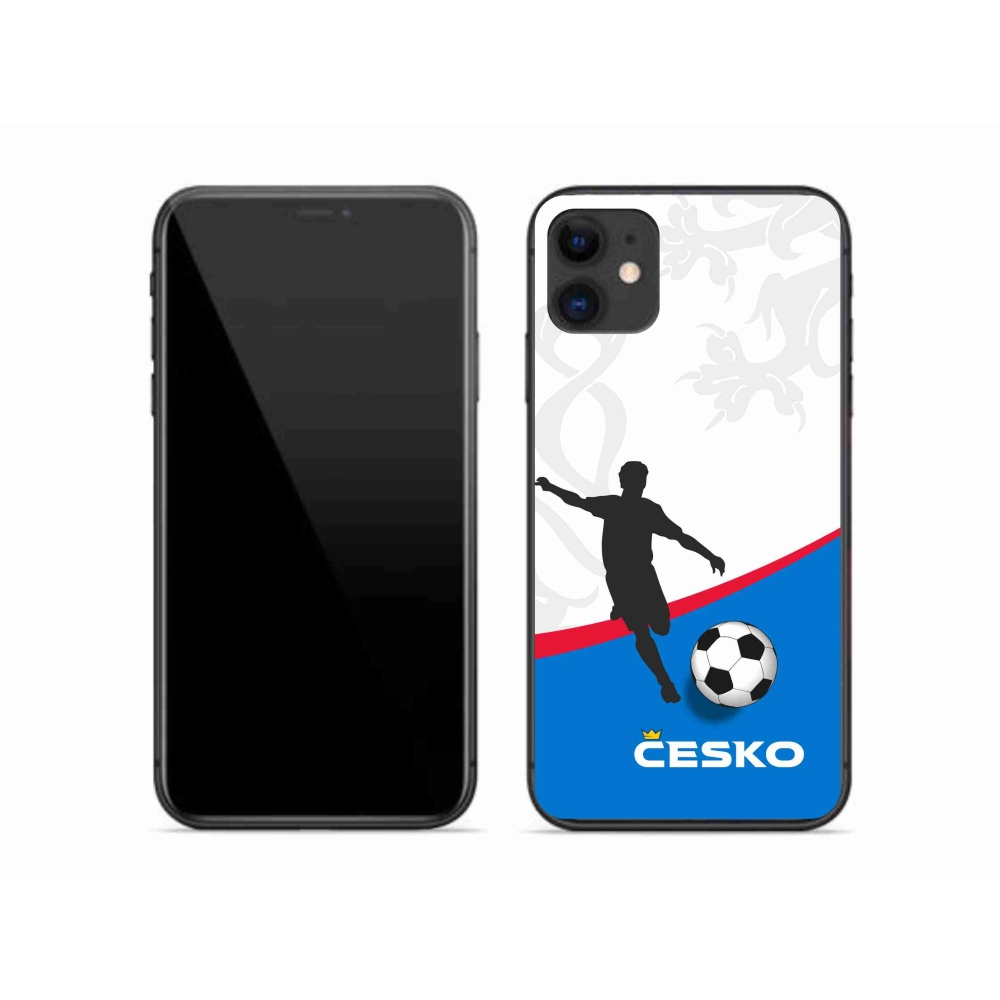 Gelový kryt mmCase na iPhone 11 - fotbal Česko 1