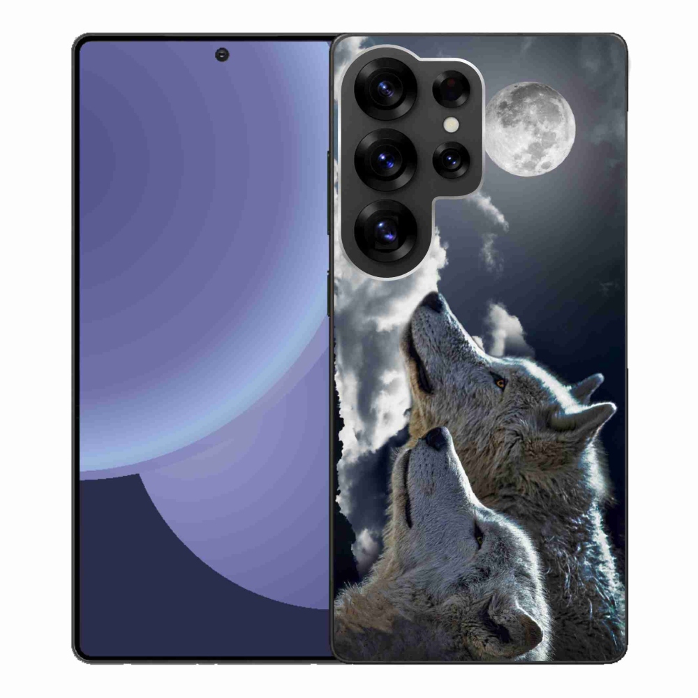 Gelový kryt mmCase na Samsung Galaxy S25 Ultra - vlci