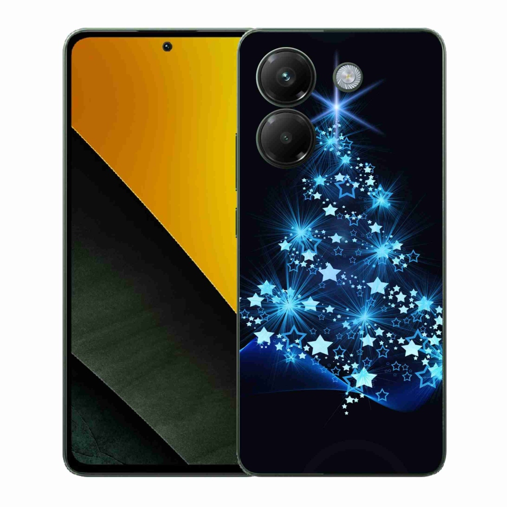 Gelový kryt mmCase na Xiaomi Poco M7 Pro 5G - vánoční stromek