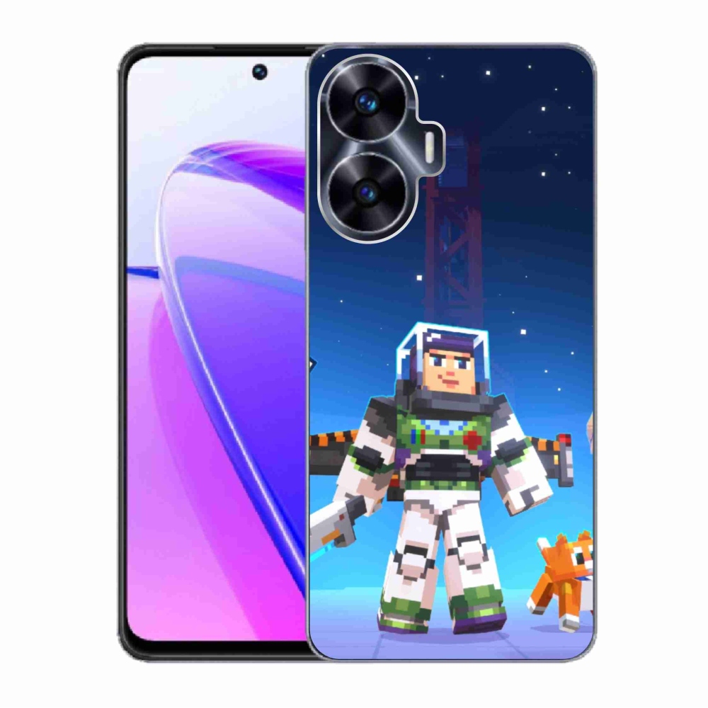 Gelový kryt mmCase na Realme C55 - minecraft 2