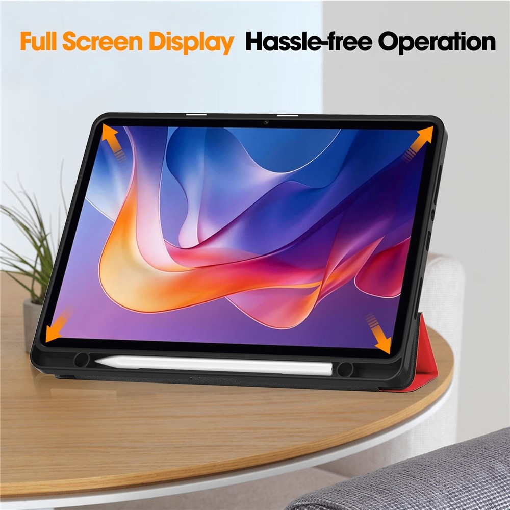 Cases chytré zavírací pouzdro na Xiaomi Redmi Pad 2 - červené