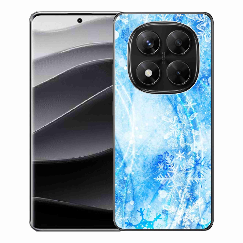 Gelový kryt mmCase na Xiaomi Redmi Note 14 Pro 5G/Poco X7 5G - sněhové vločky
