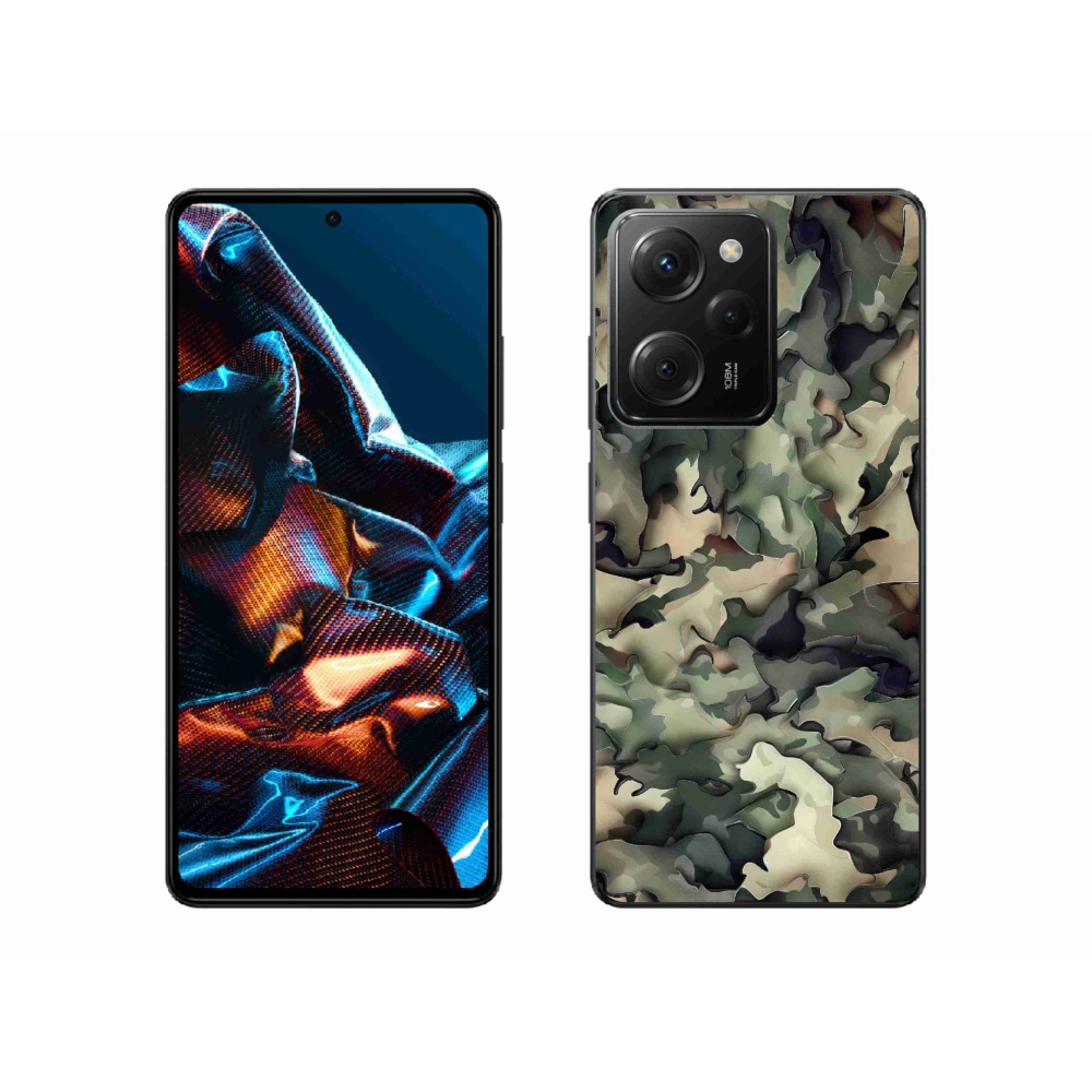 Gelový kryt mmCase na Xiaomi Poco X5 Pro 5G - maskáčový vzor 9