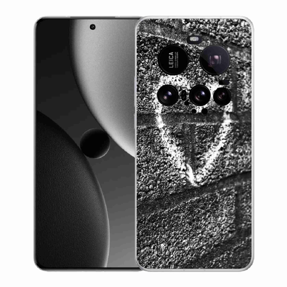 Gelový kryt mmCase na Xiaomi 15 Ultra - srdce na zdi