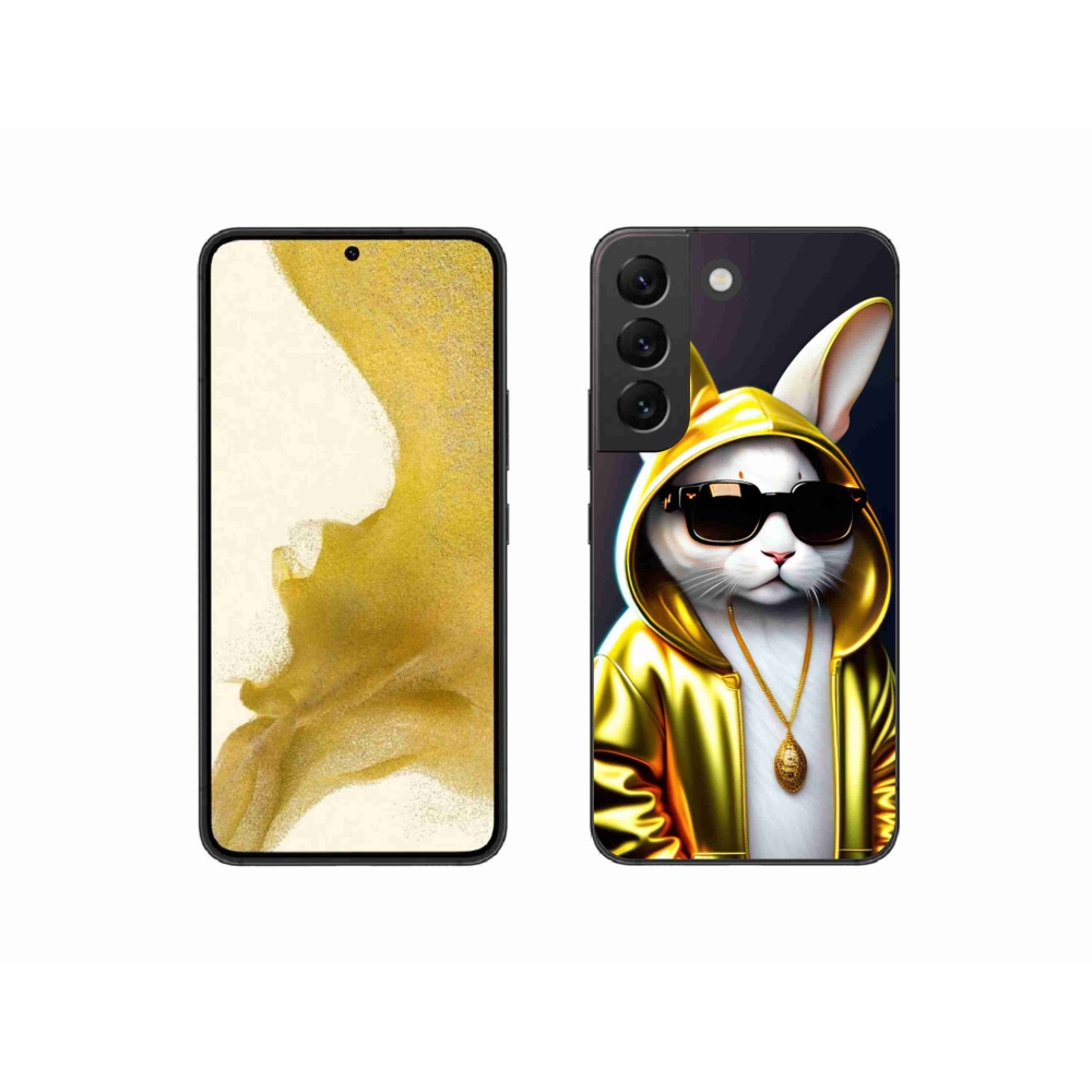 Gelový kryt mmCase na Samsung Galaxy S22 5G - kočka boss