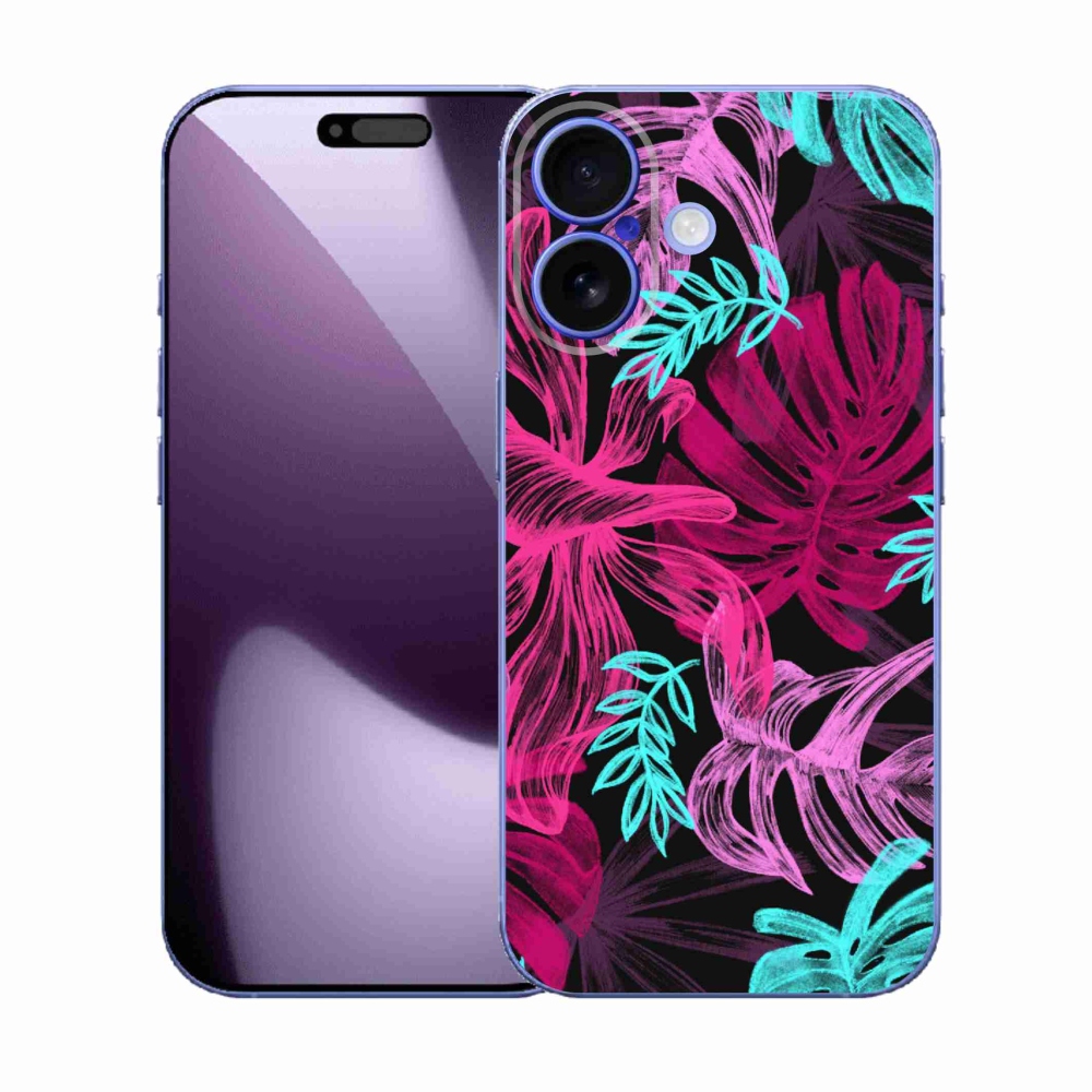 Gelový kryt mmCase na iPhone 17 - květiny 1