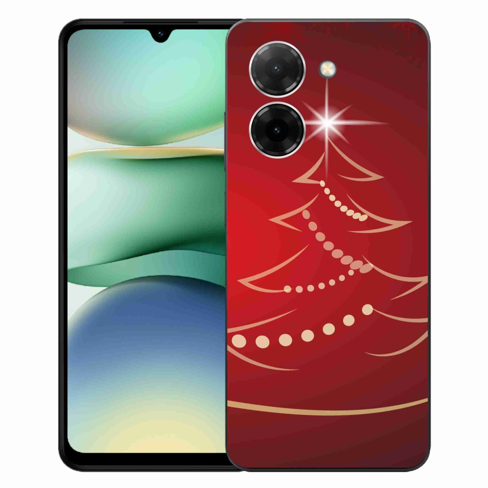 Gelový kryt mmCase na Xiaomi Redmi A5 (173.45x79.35x8.45mm) - kreslený vánoční stromek