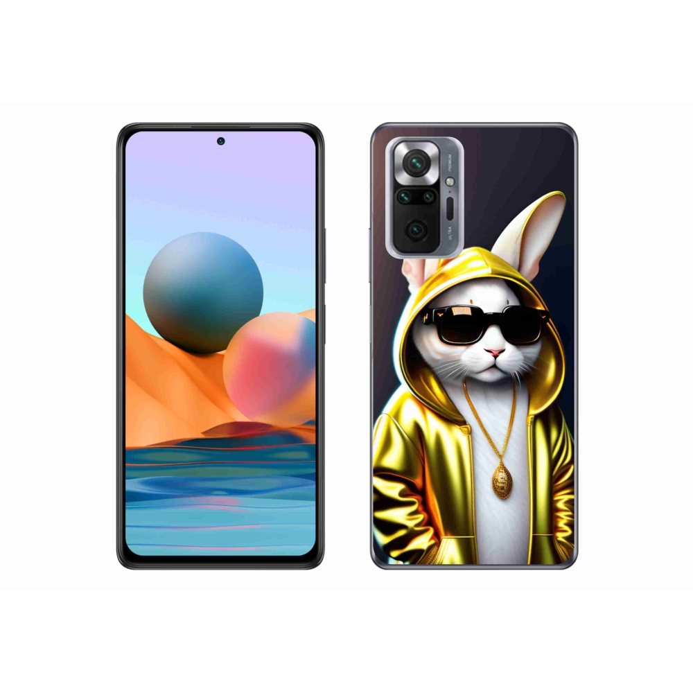 Gelový kryt mmCase na Xiaomi Redmi Note 10 Pro - kočka boss