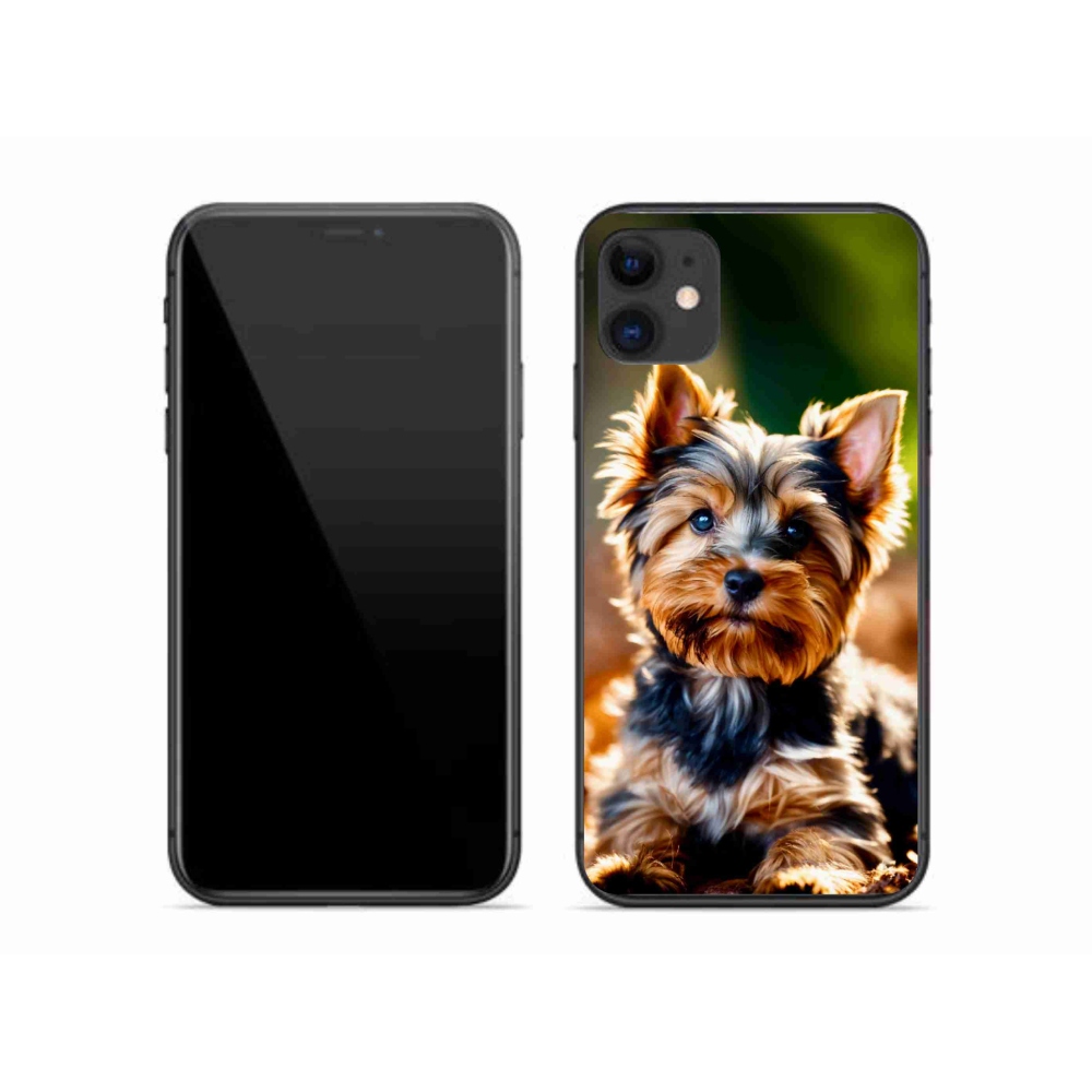 Gelový kryt mmCase na iPhone 11 - jorkšír 10