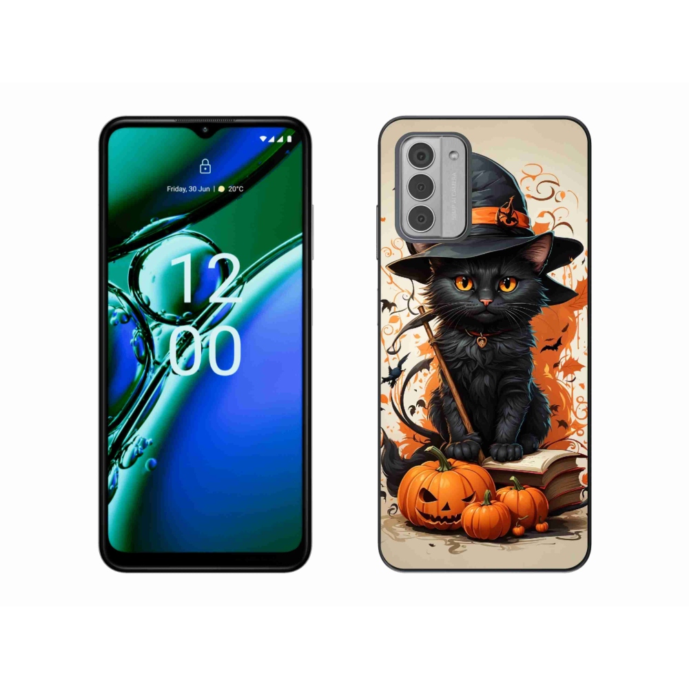 Gelový kryt mmCase na Nokia G42 - kocour čaroděj