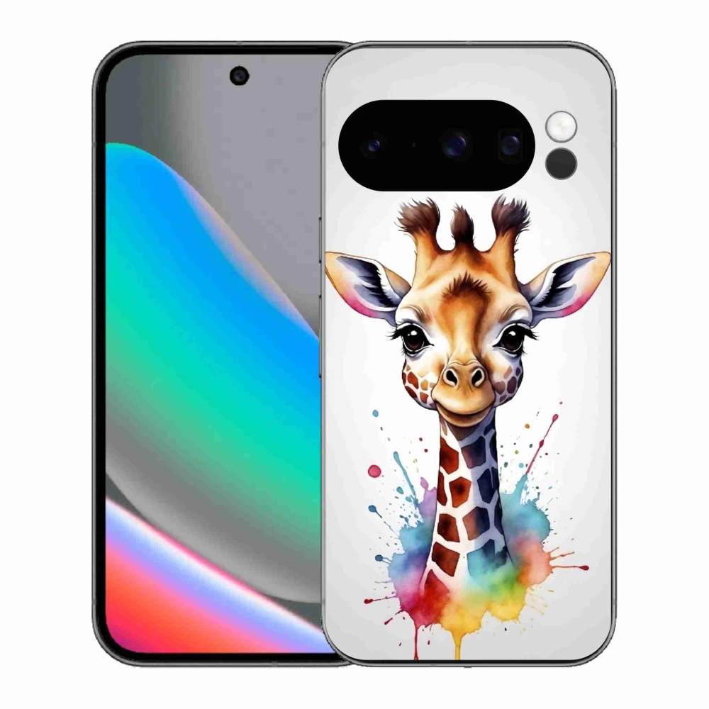 Gelový kryt mmCase na Google Pixel 10 Pro - žirafa 1