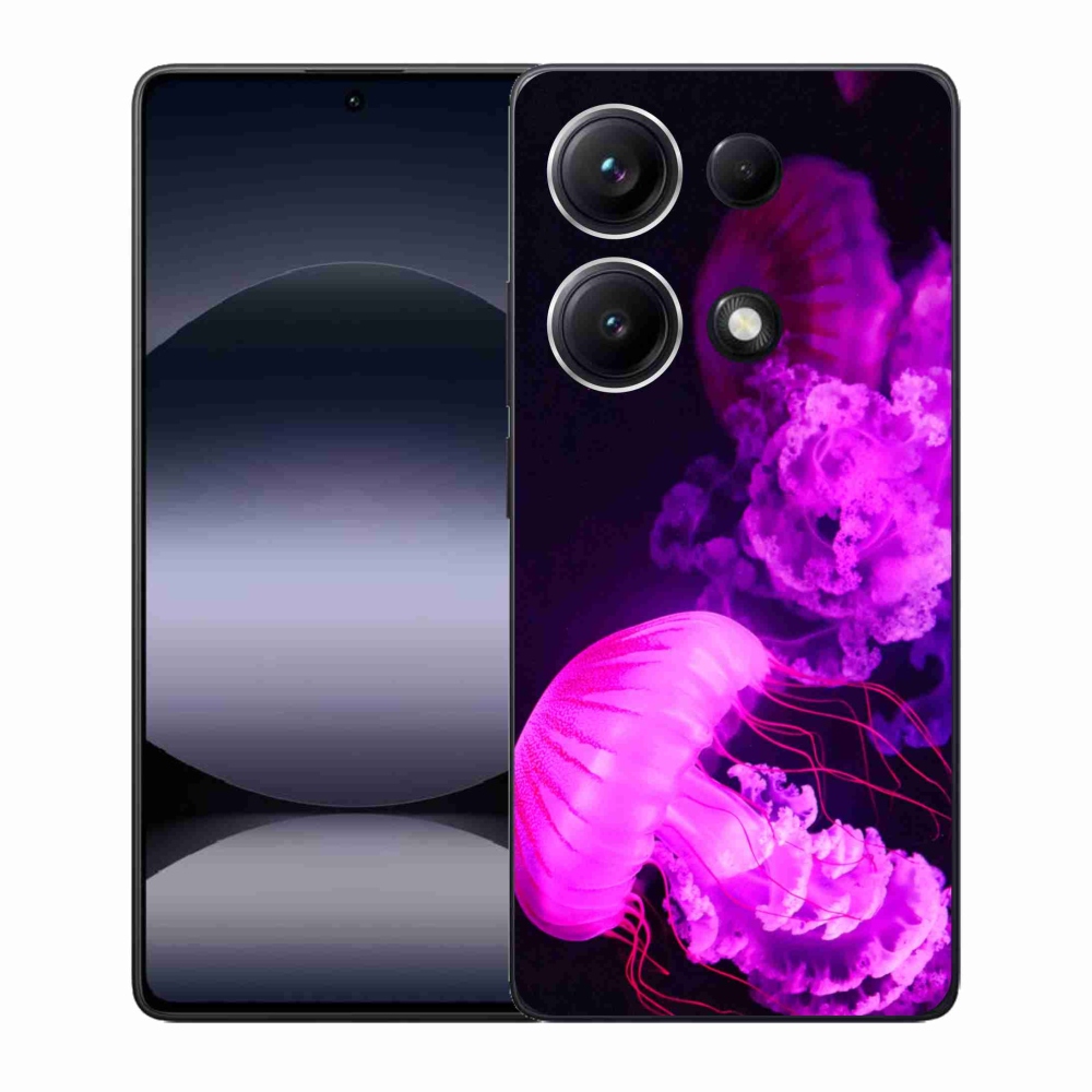 Gelový kryt mmCase na Xiaomi Redmi Note 14S - medúza 1