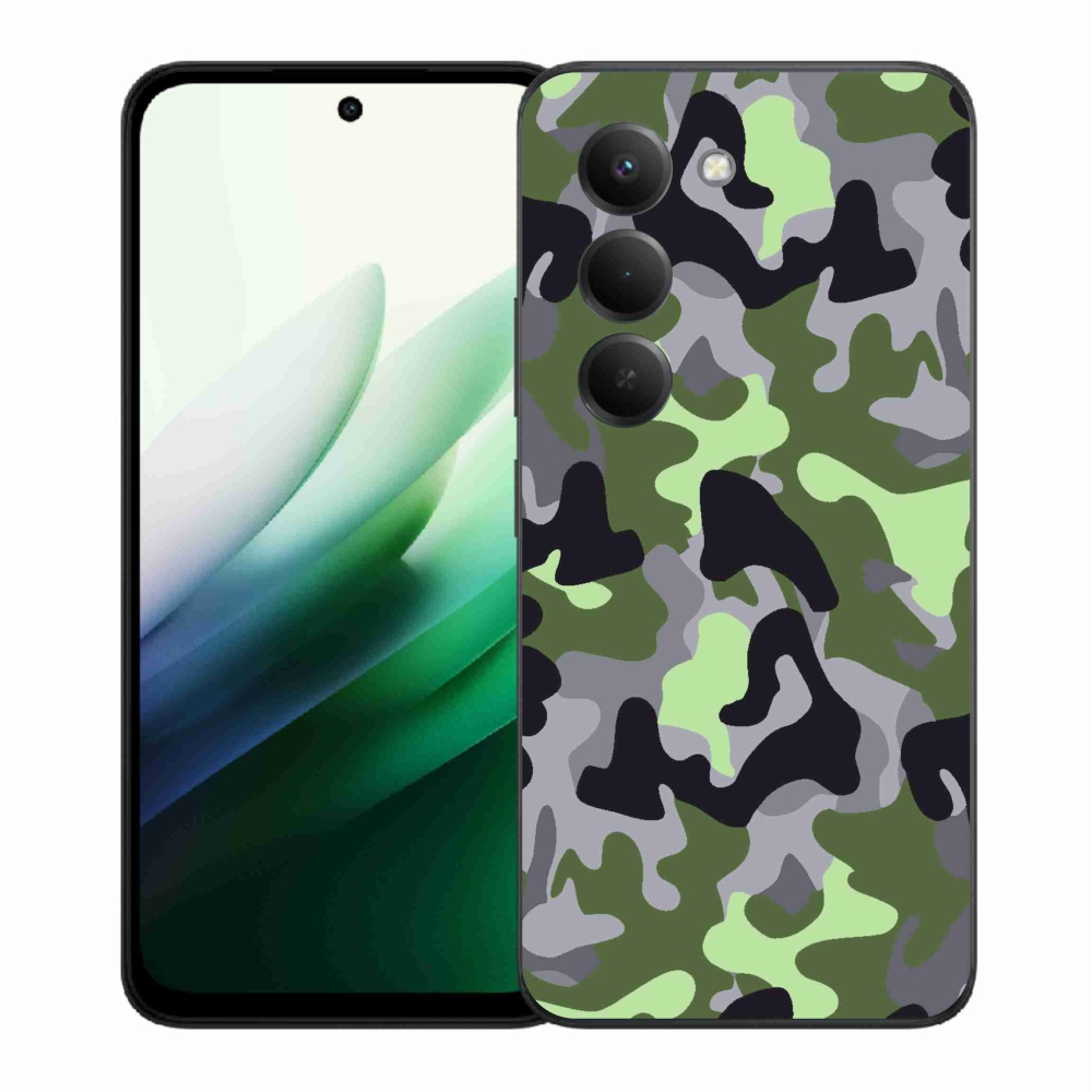 Gelový kryt mmCase na Xiaomi Redmi 15 5G (169mm) - maskáčový vzor 7