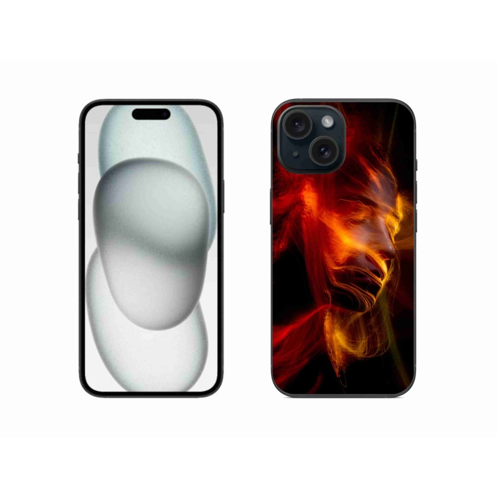 Gelový kryt mmCase na iPhone 15 - abstrakt 18
