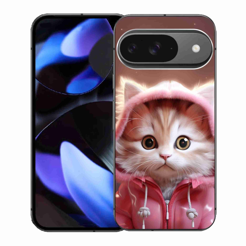 Gelový kryt mmCase na Google Pixel 9/9 Pro - roztomilé kotě 3