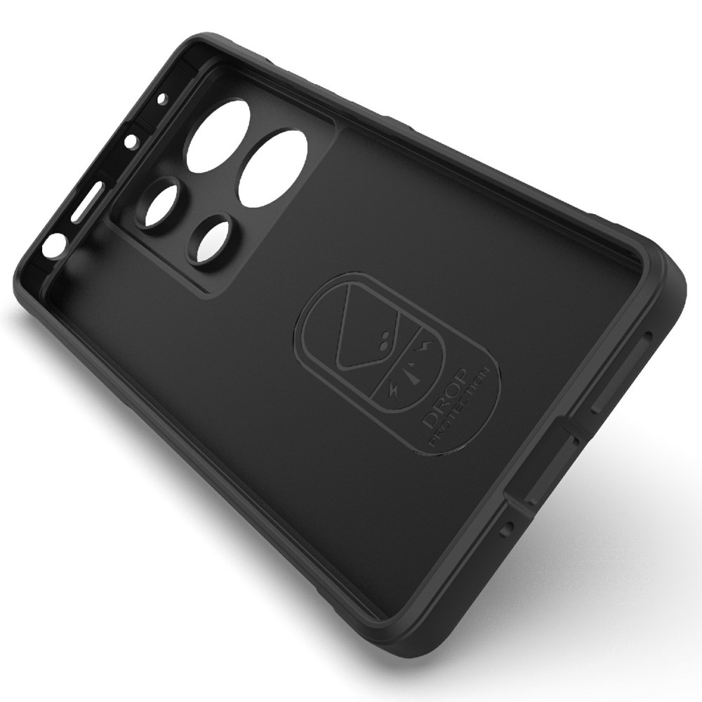 Rugg odolný gelový obal na Xiaomi Redmi Note 14S - černý